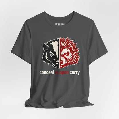 Concealed vs Open Carry Tee
