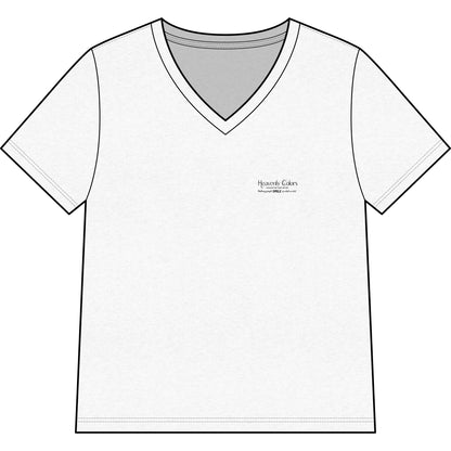 Heavenly Colors Hummingbird Floral V-Neck Tee