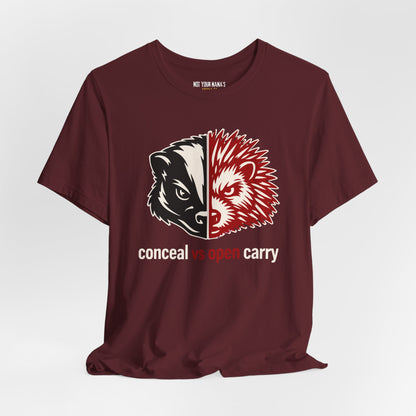 Concealed vs Open Carry Tee