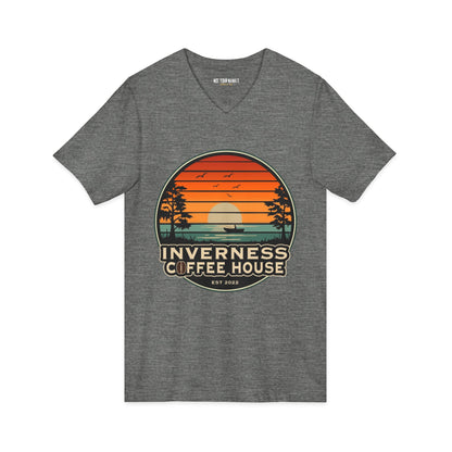 Inverness Coffee House - Logo V-Neck Tee