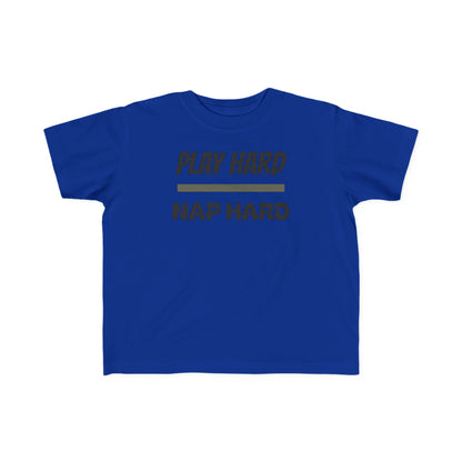 Play Hard Nap Hard Toddler Tee
