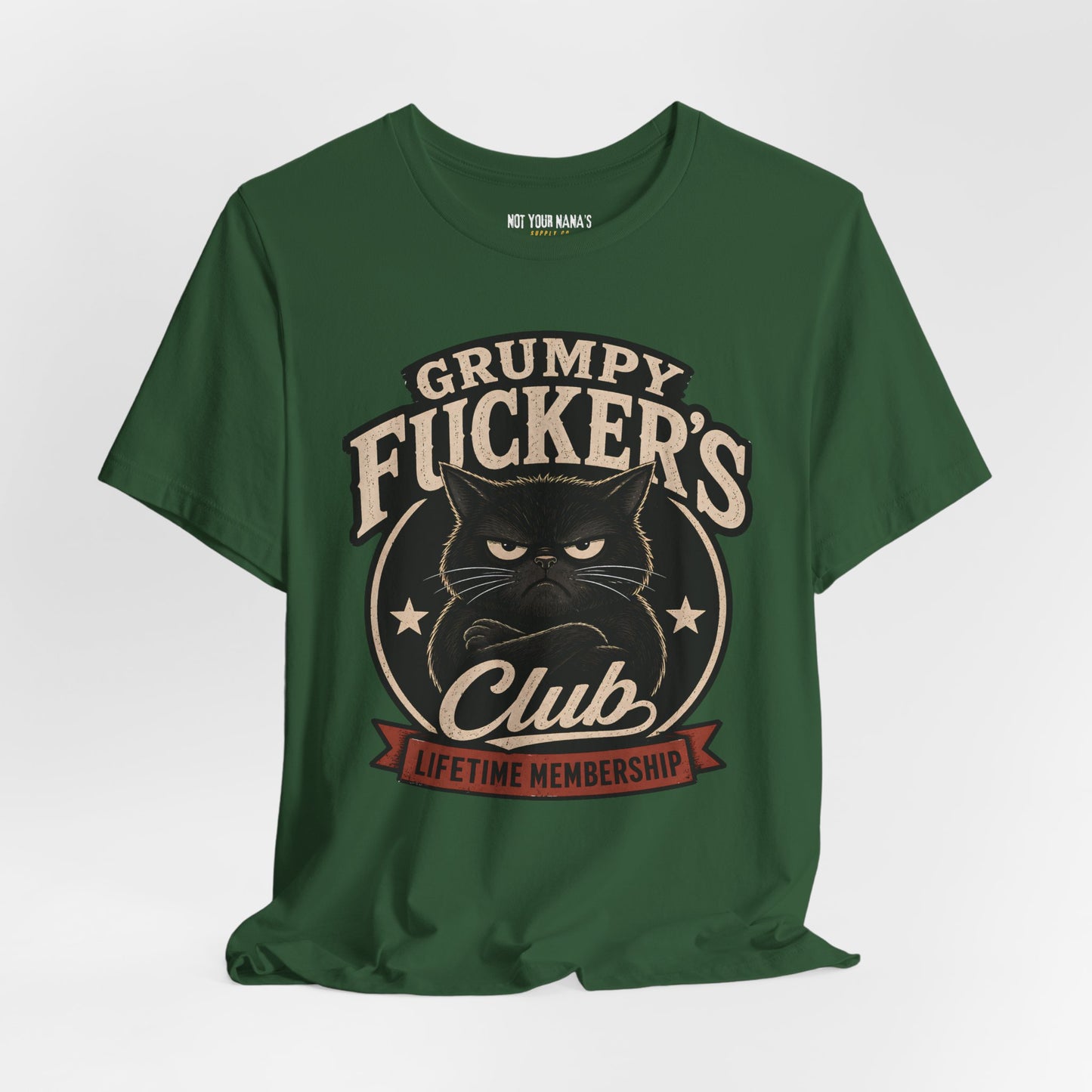 Grumpy Fucker’s Club Lifetime Membership T-Shirt