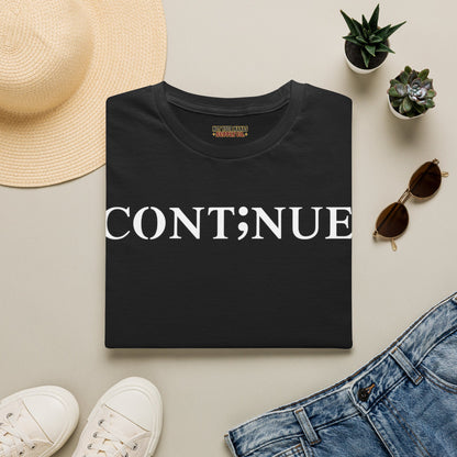 Louder Than Silence Continue Heart Tee — Mental Health Awareness