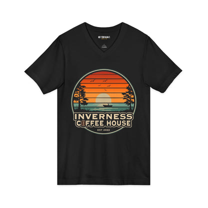 Inverness Coffee House - Logo V-Neck Tee