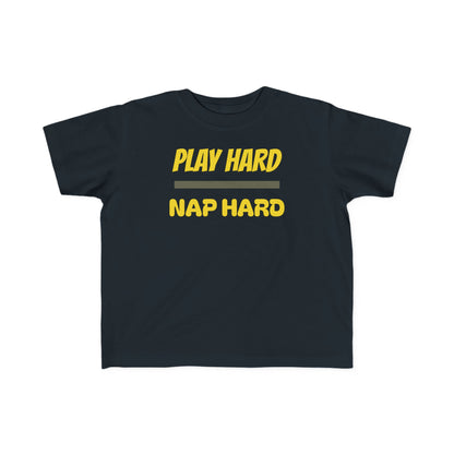 Play Hard Nap Hard Toddler Tee