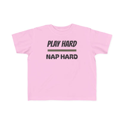 Play Hard Nap Hard Toddler Tee
