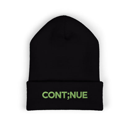 Unmuted: Cont;nue beanie