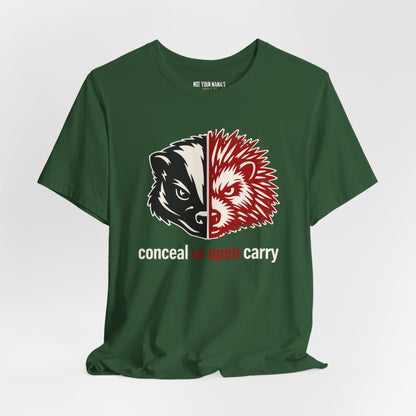 Concealed vs Open Carry Tee