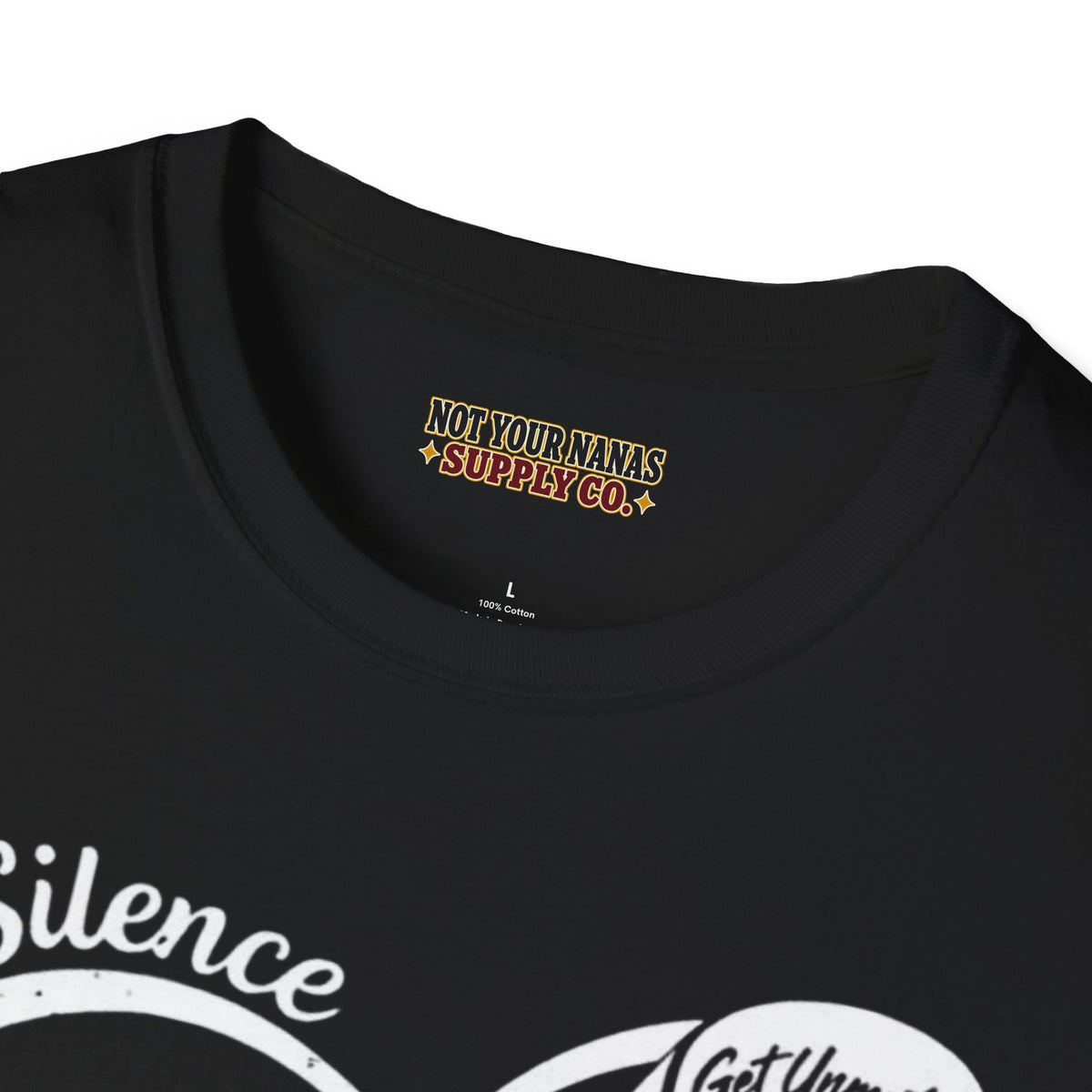 Louder Than Silence Heart Tee — Mental Health Awareness