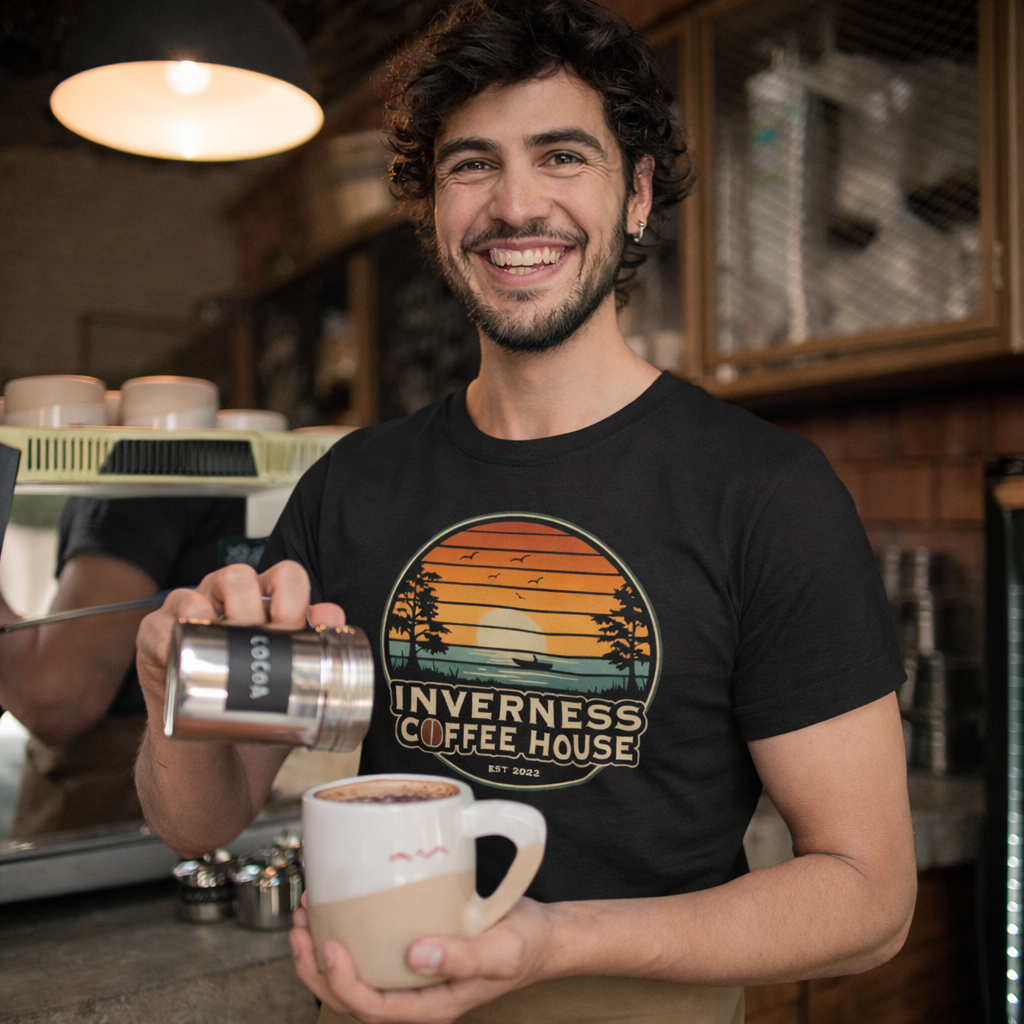 Inverness Coffee House Main Logo Tee