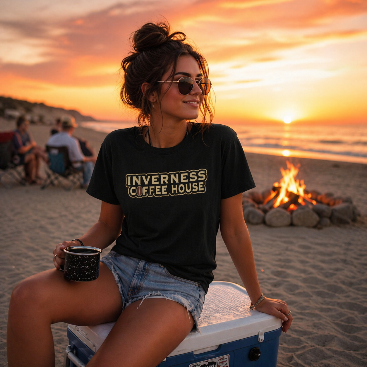 Inverness Coffee House Represent Tee