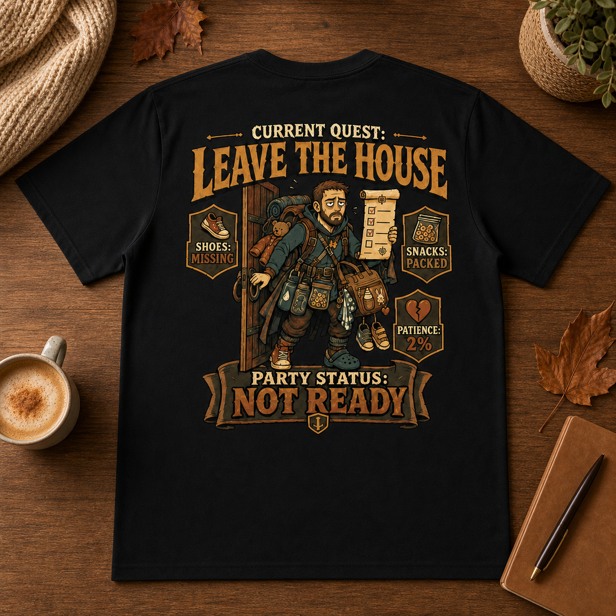 Bedtime: The Sidequest - Dad Tee