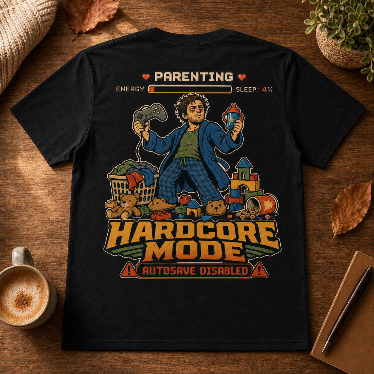 Parenting Hardcore Mode - Dad Tee
