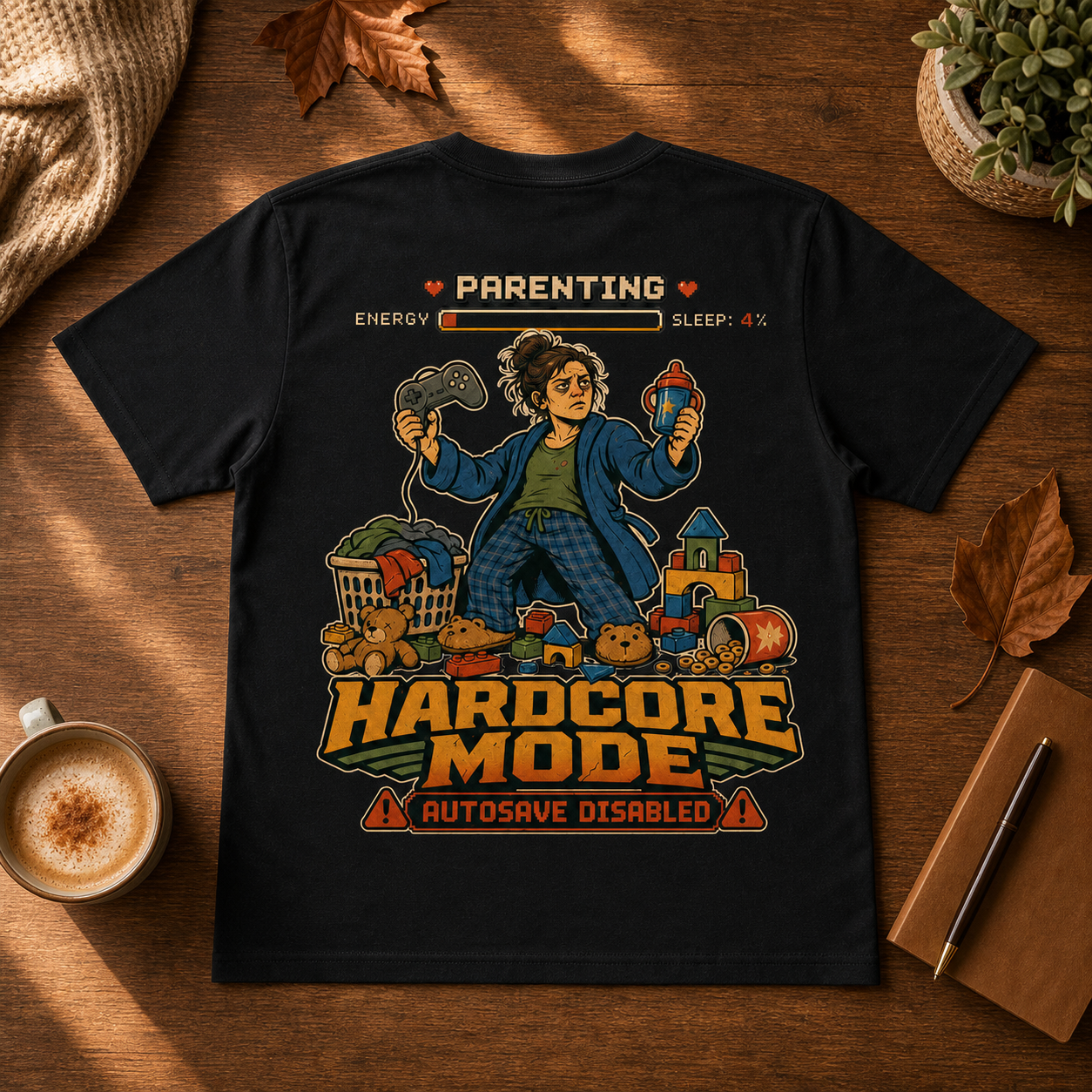 Parenting Hardcore Mode - Mom Tee