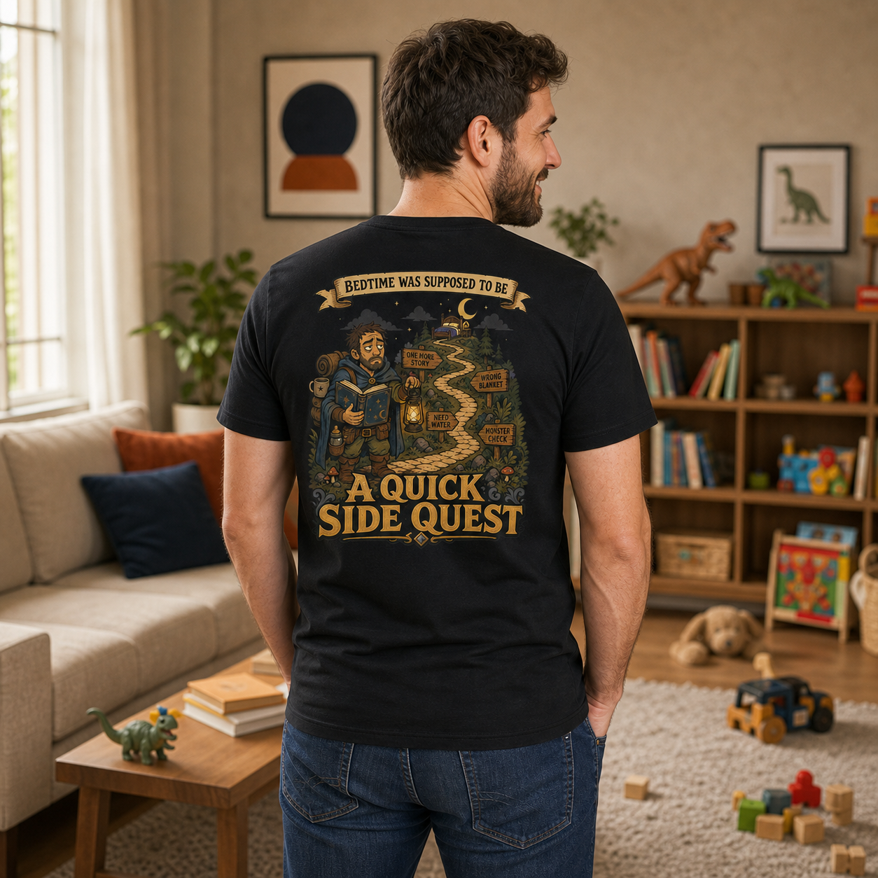 Bedtime: The Sidequest - Dad Tee
