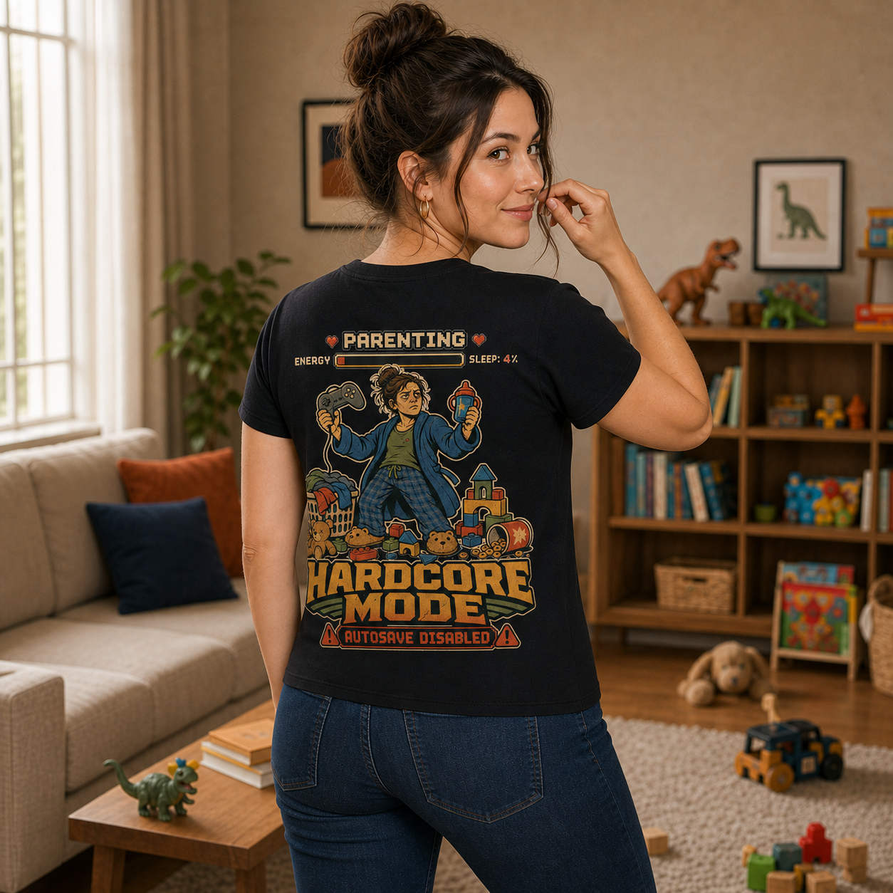Parenting Hardcore Mode - Mom Tee