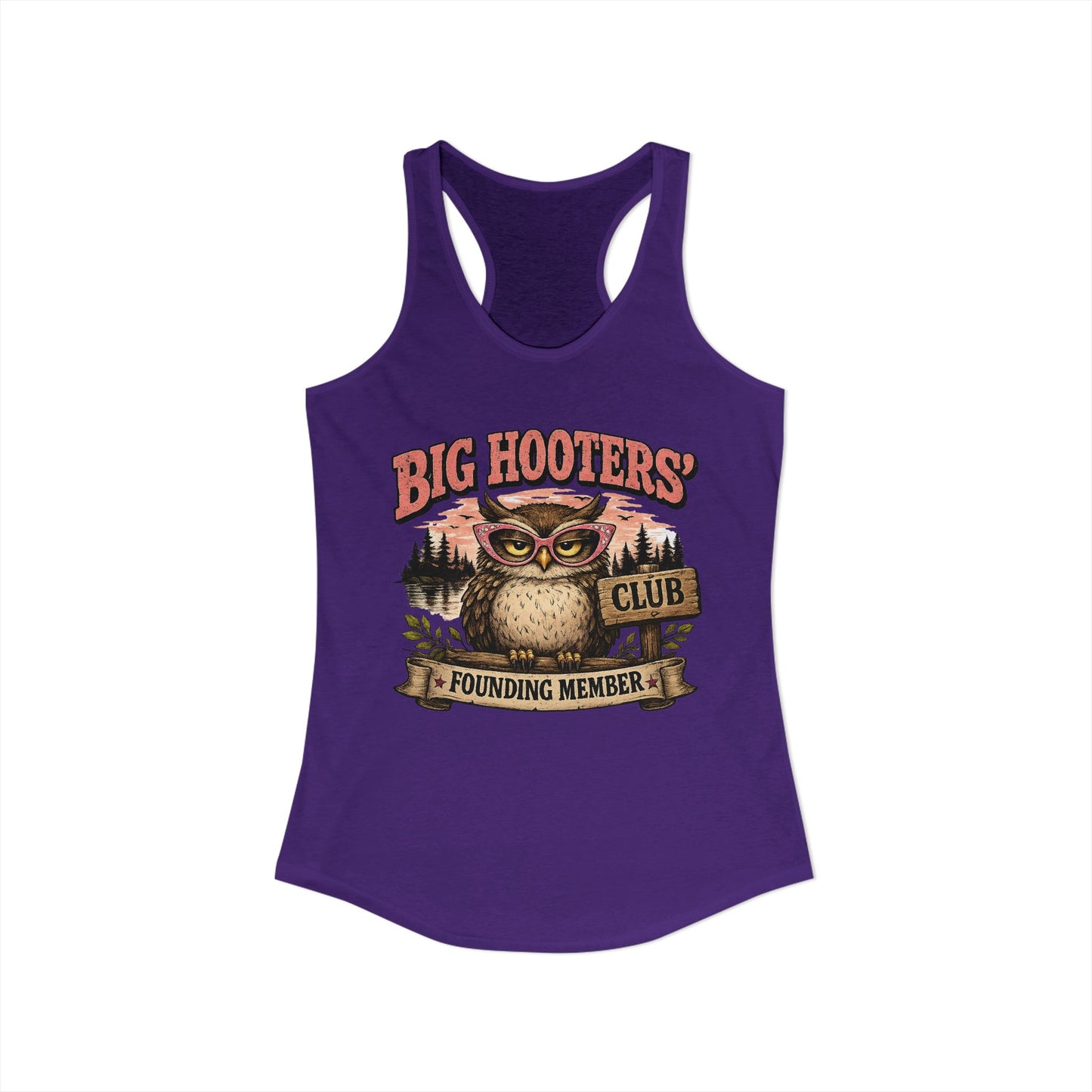 Big Hooter’s Club – Founding Member Lake Racerback Tank