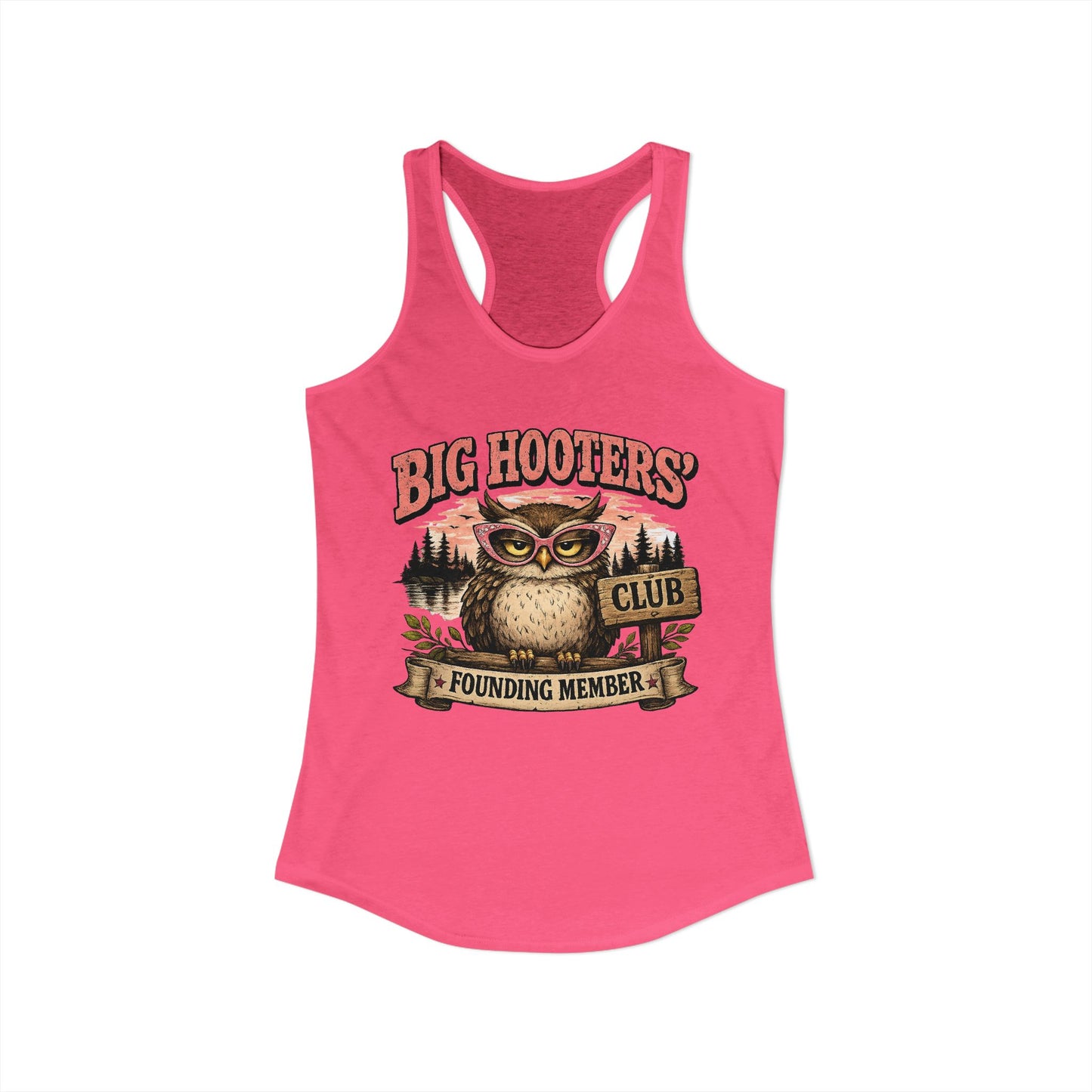 Big Hooter’s Club – Founding Member Lake Racerback Tank