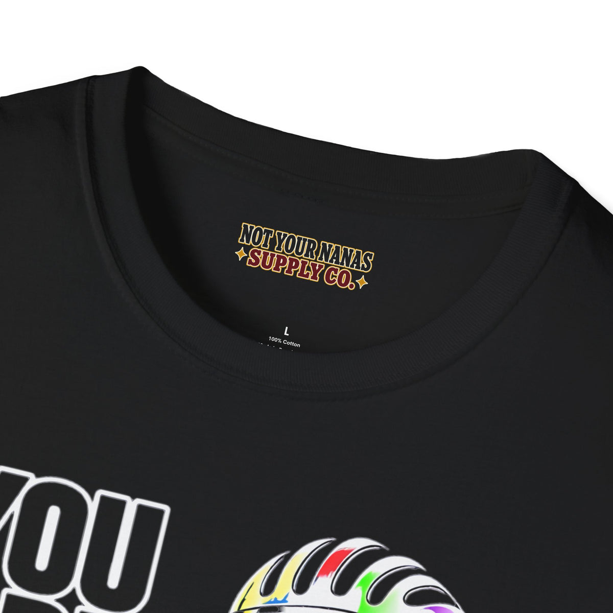 You Are Not Alone Mic Tee — Mental Health Awareness