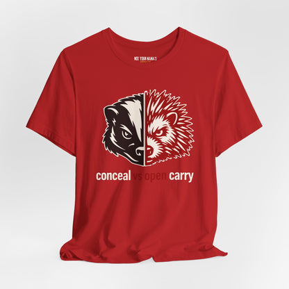 Concealed vs Open Carry Tee