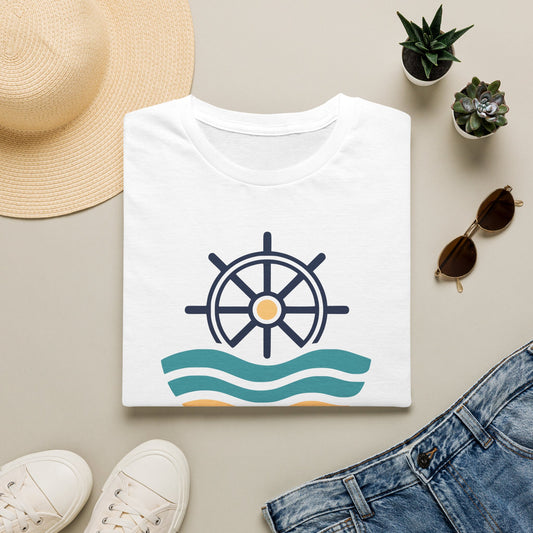 Coastal Minds Nautical Wheel T-Shirt