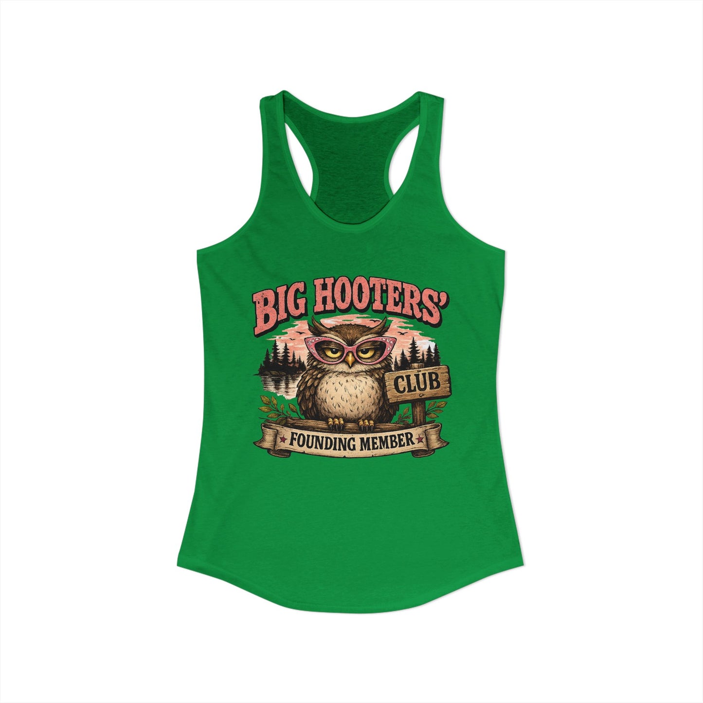 Big Hooter’s Club – Founding Member Lake Racerback Tank