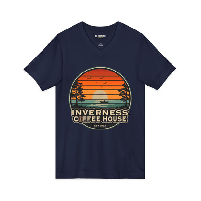 Inverness Coffee House - Logo V-Neck Tee