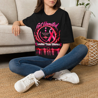 Louder Than Silence Pink Ribbon Water Tee