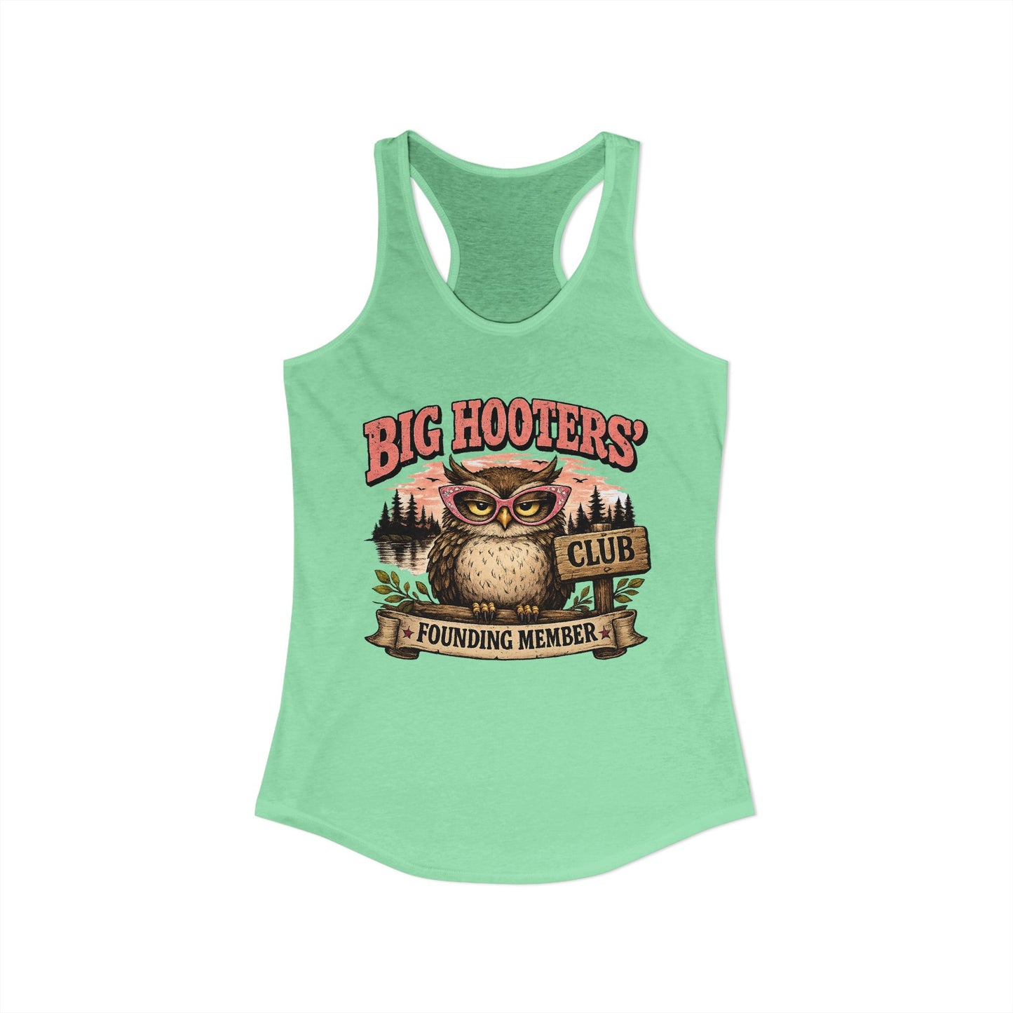 Big Hooter’s Club – Founding Member Lake Racerback Tank