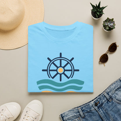 Coastal Minds Nautical Wheel T-Shirt