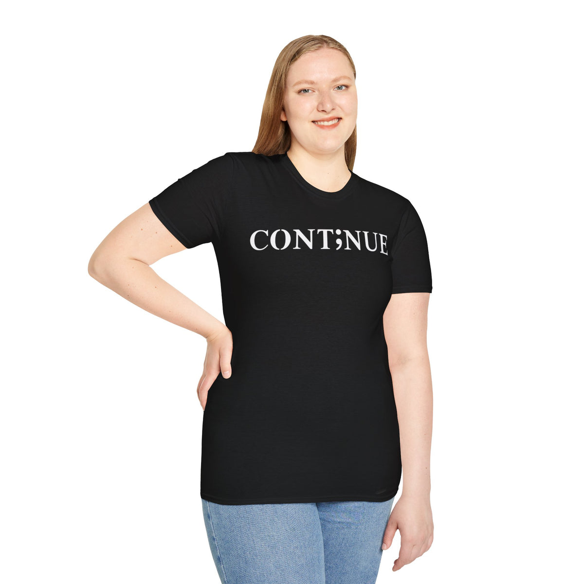 Louder Than Silence Continue Heart Tee — Mental Health Awareness