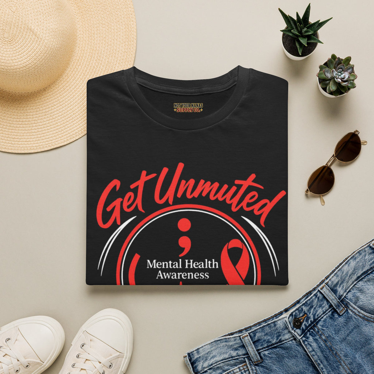 Speak Up, Reach Out Ribbon Tee — Mental Health Awareness