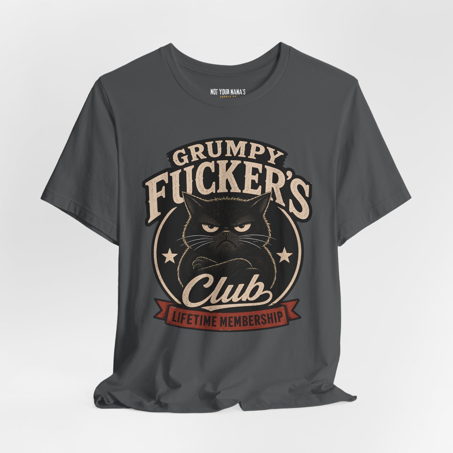 Grumpy Fucker’s Club Lifetime Membership T-Shirt
