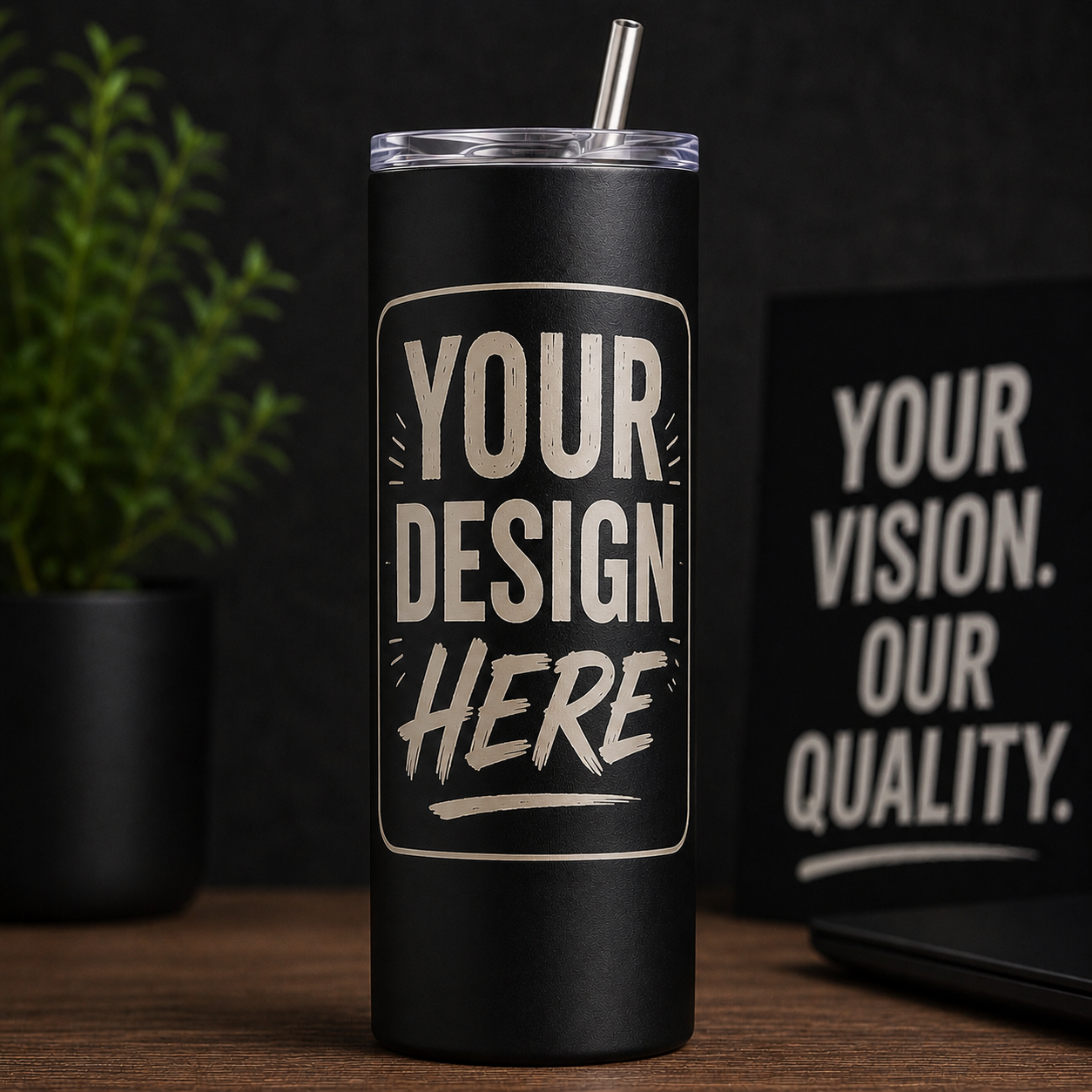 Custom Design Tumbler — Your Idea, Our Engraving