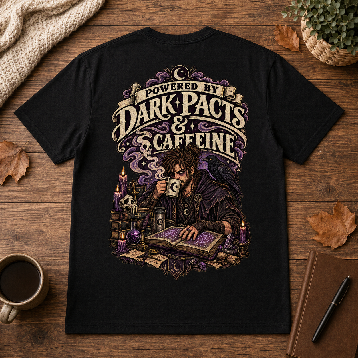 Dark Pacts and Caffeine - Dad Tee