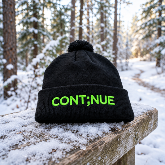 Unmuted: Cont;nue beanie