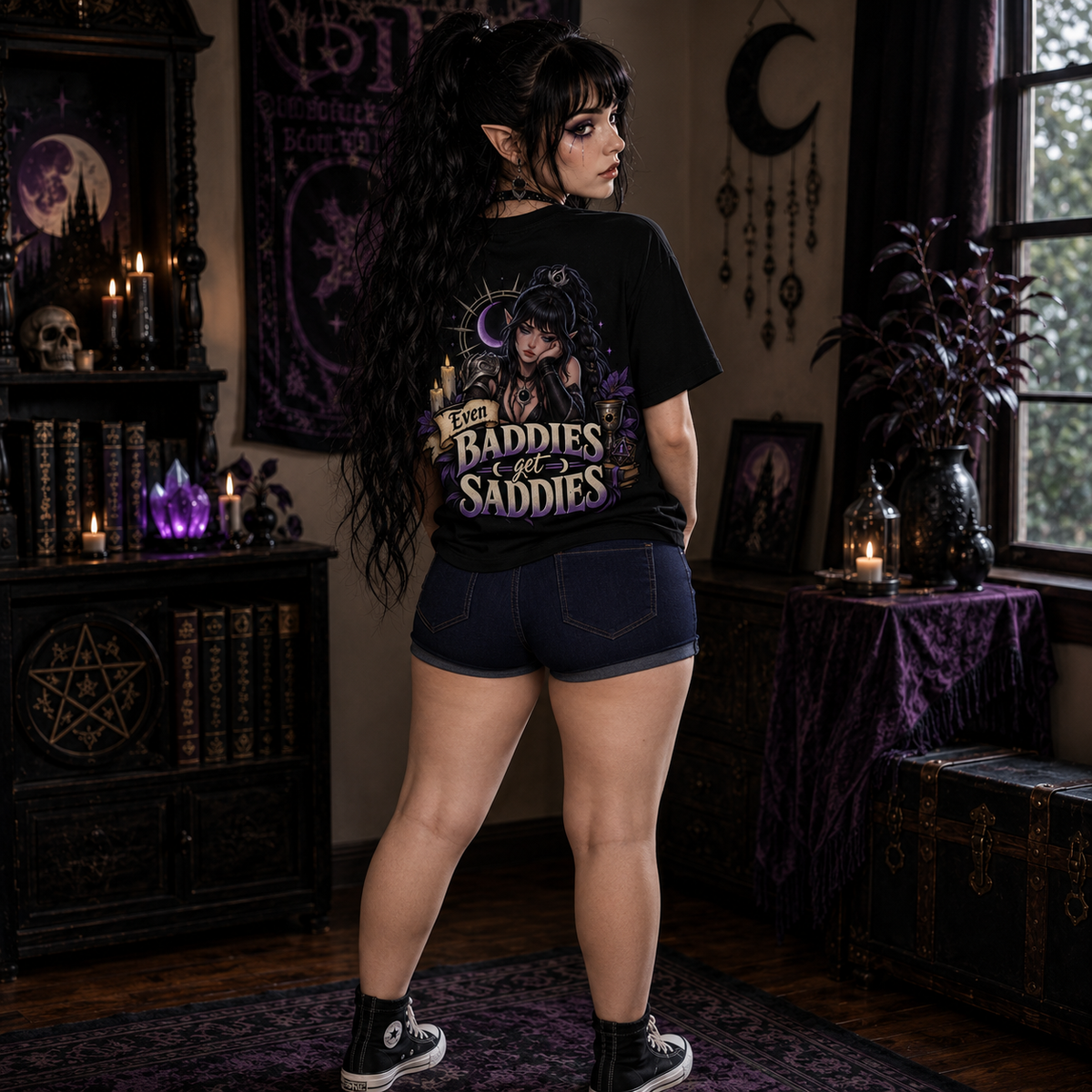 Baddies Get Saddies Tee