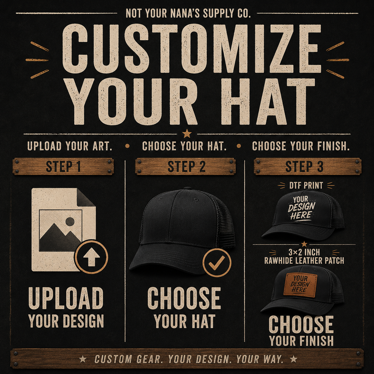 Custom Hat — Your Design