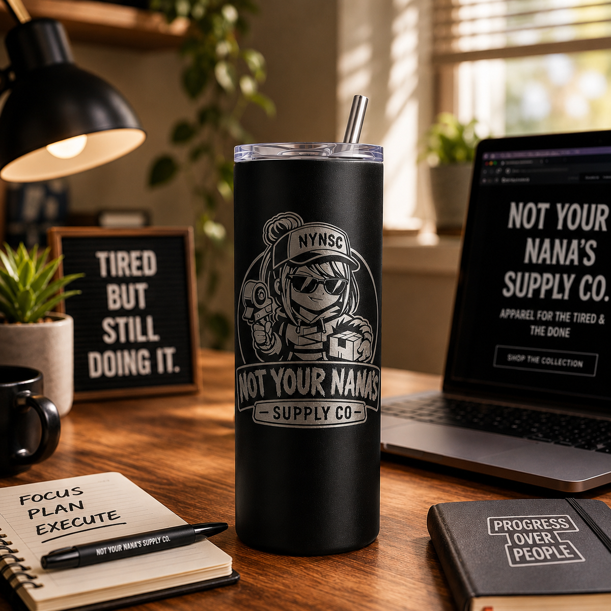Not Your Nana’s Supply Co. 20oz Engraved Stainless Steel Tumbler