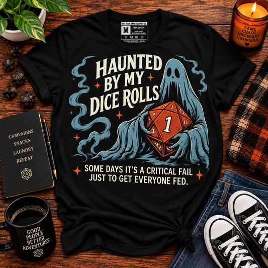 Haunted by My Dice Rolls Tee