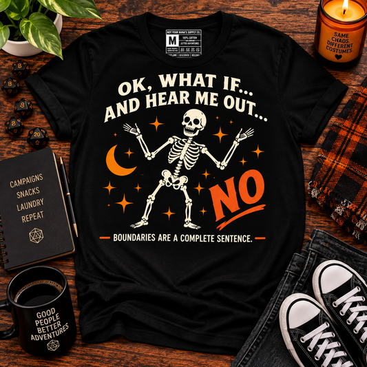 Boundaries Are a Complete Sentence Tee