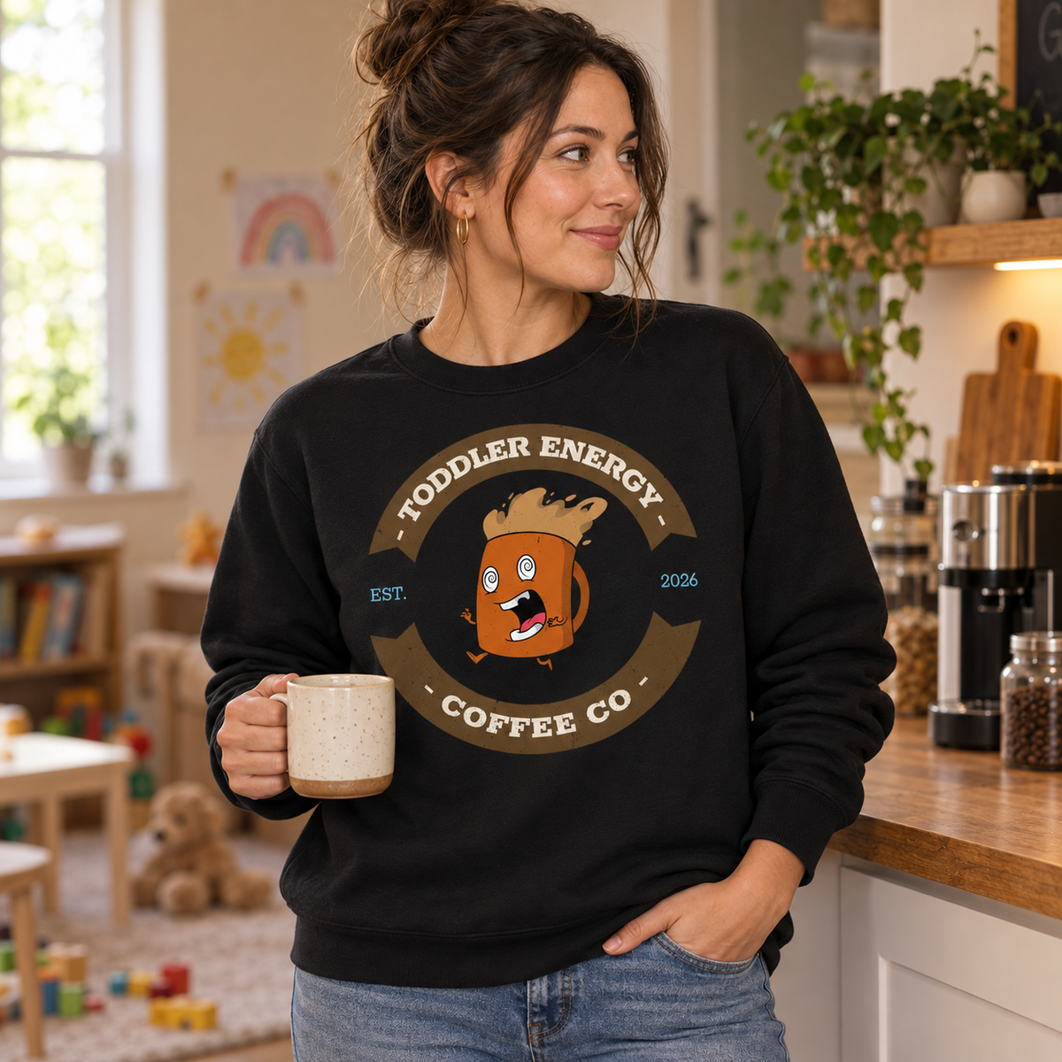 Toddler Energy Crewneck - lifestyle