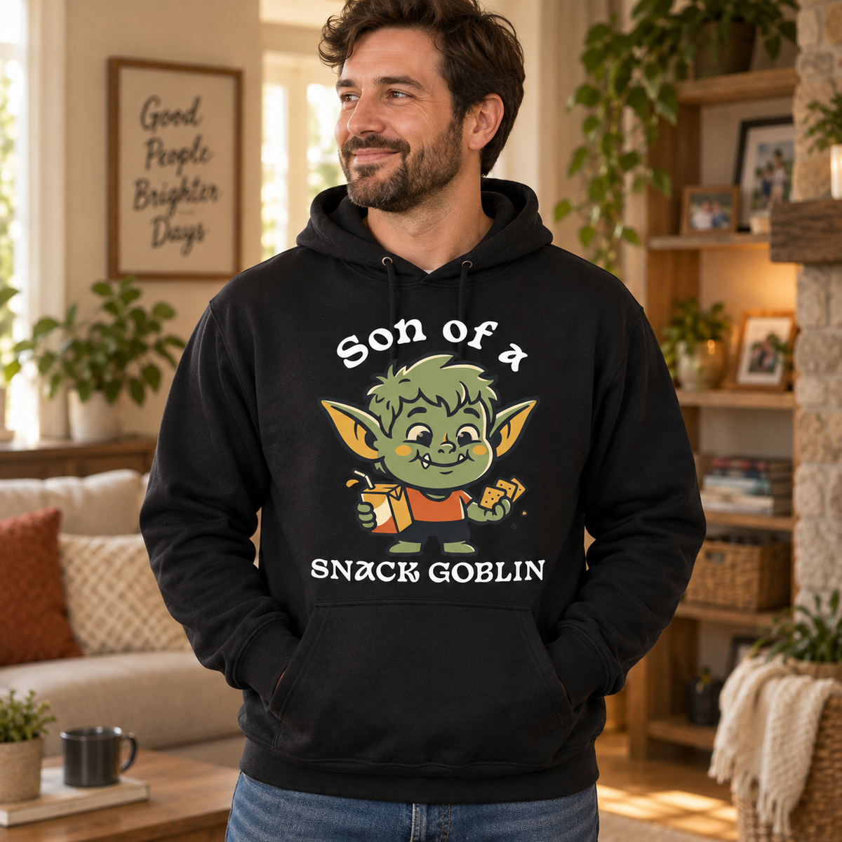 Son of a Snack Goblin Hoodie - lifestyle
