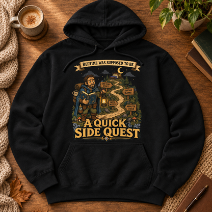Bedtime: The Sidequest Hoodie - flat lay