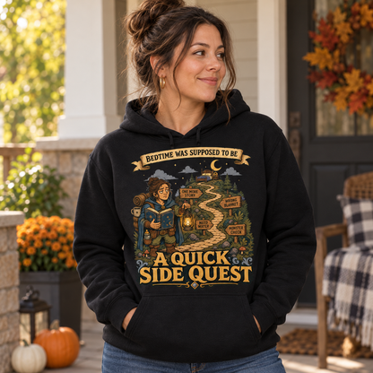 Bedtime: The Sidequest Hoodie - lifestyle
